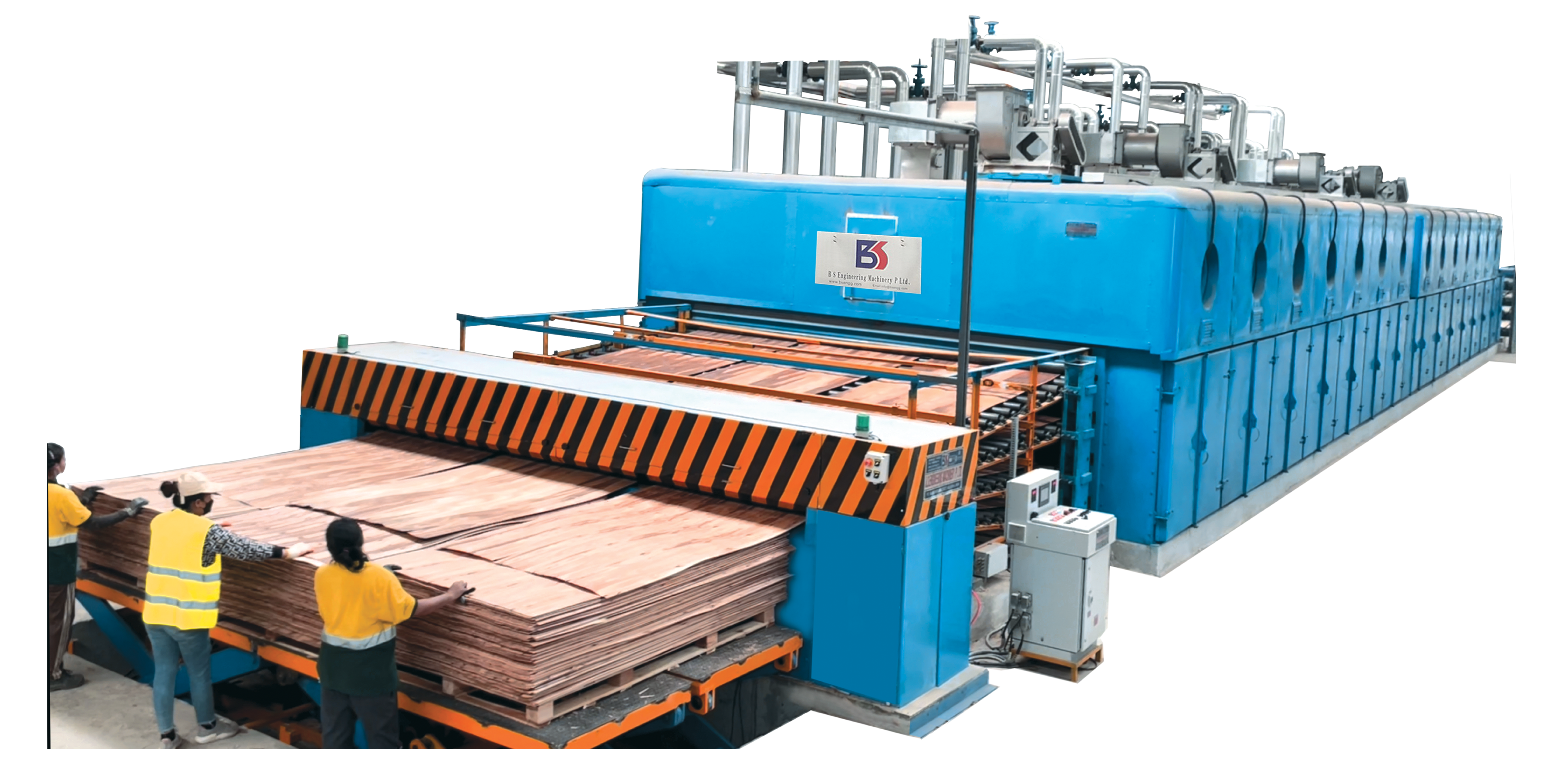 Roller Veneer Dryer Advance Model with Auto Feeder