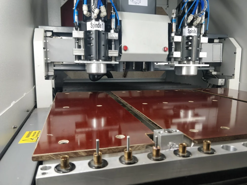 Automatic FR4 Substrate PCB Drilling Machine with Auto-Tool Changer (ATC) Double Spindle - Slide 2