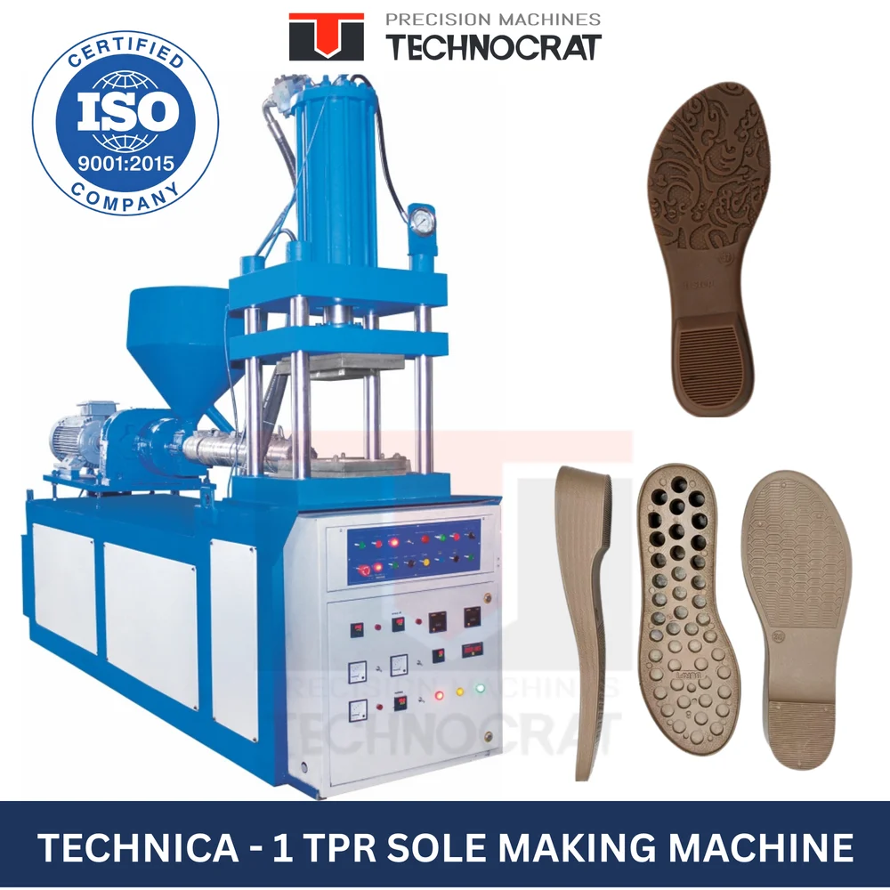 Automatic PVC TPR TPU Sole Moulding Machine Technica-1 - Footwear Sole Manufacturing Machine